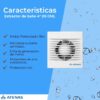 Extractor de Baño 4" 18 Watts Potenciado 010P - Atenas