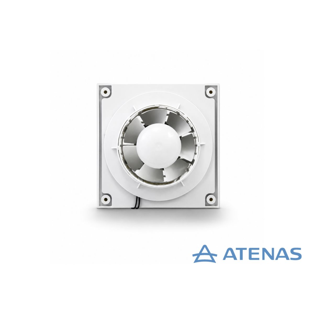 Extractor de Baño 4″ Frente Acero Pintado Blanco 18 Watts Potenciado 010PAB - Atenas