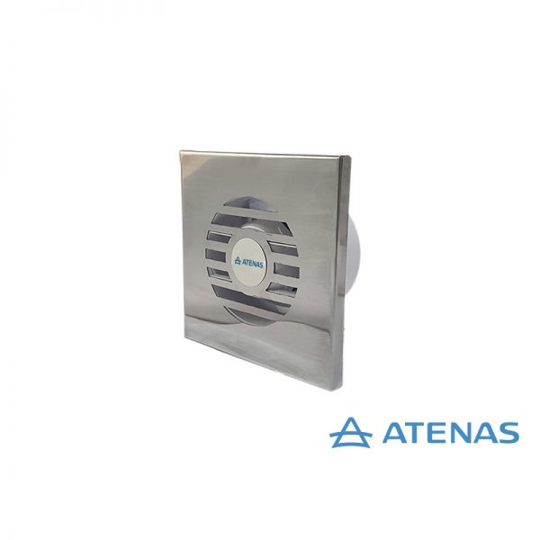 Extractor de Baño 4" Frente Acero Inoxidable - Atenas