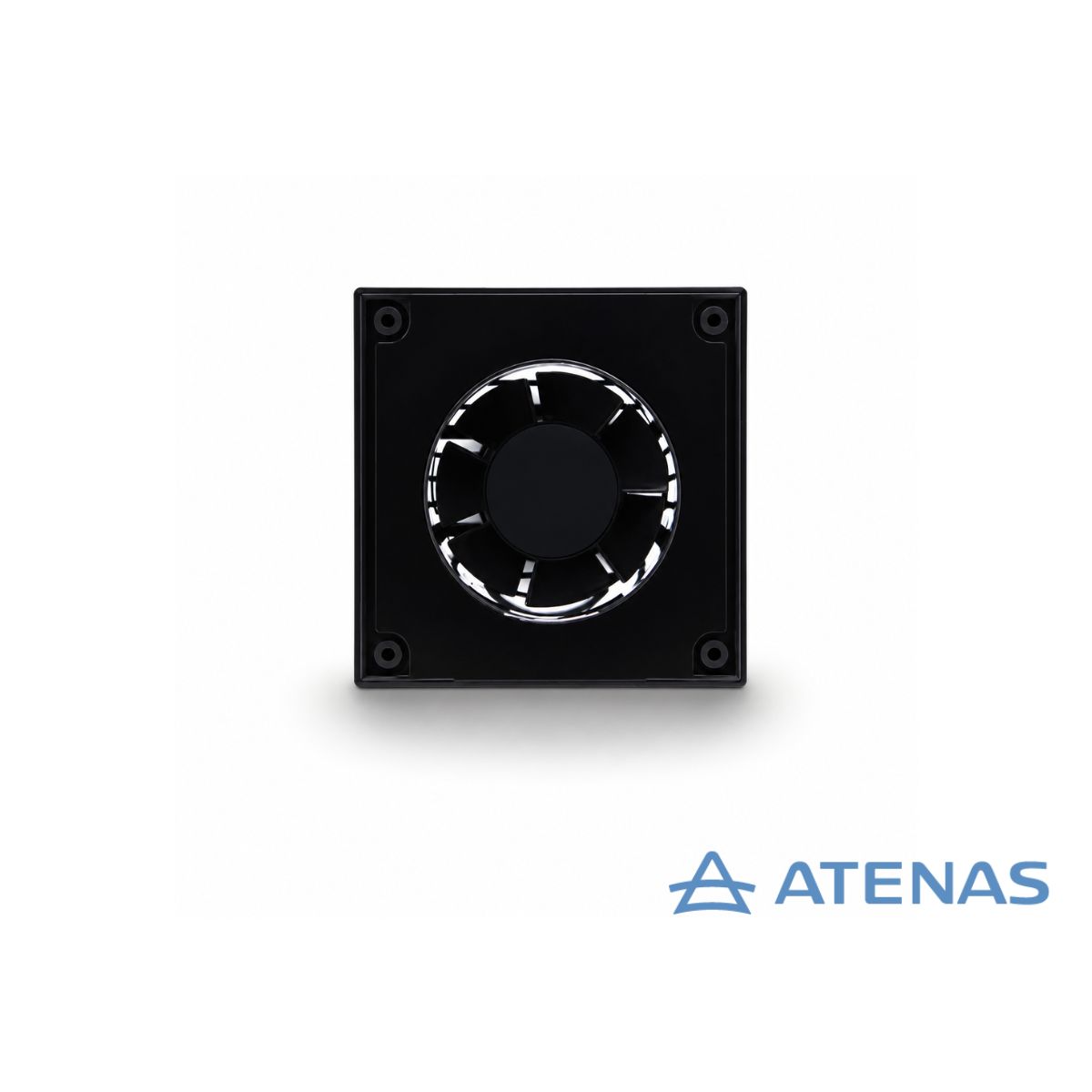 Extractor de Baño Negro 4" 18 Watts Potenciado 010PN - Atenas
