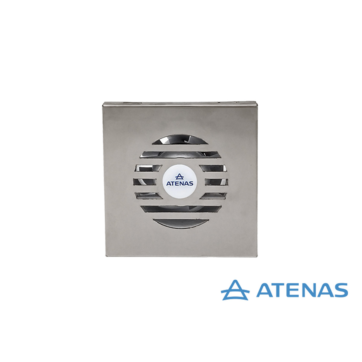 Extractor de Baño 4" Frente Acero Inoxidable 18 Watts Potenciado 010PA - Atenas