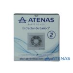 Extractor de Baño 5" Frente Acero Inoxidable 012PA - Atenas