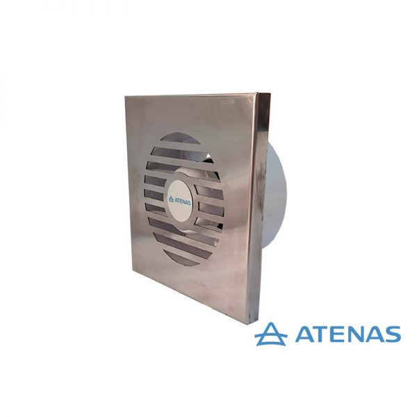 Extractor de Baño 5" Frente Acero Inoxidable - Atenas