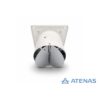 Extractor de Aire 6″ (15 cm) Blanco Frente Acero Inoxidable 015BP15-Y - Atenas Extractor de Aire 6″ (15 cm) Blanco Frente Acero Inoxidable 015BP15-Y - Atenas
