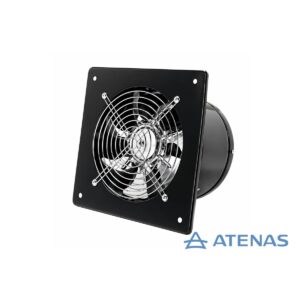 Extractor de Aire 6″ (15 cm) Negro Todo en Acero Inoxidable 015NP15-Y - Atenas