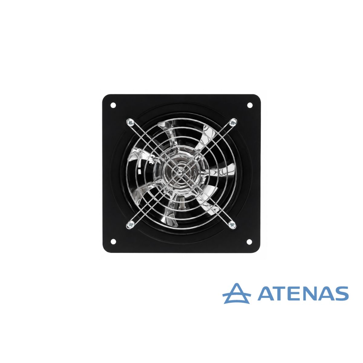 Extractor de Aire 6″ (15 cm) Negro Todo en Acero Inoxidable 015NP15-Y - Atenas Extractor de Aire 6″ (15 cm) Negro Todo en Acero Inoxidable 015NP15-Y - Atenas