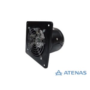 Extractor de Aire 6″ (15 cm) Negro Todo en Acero Inoxidable 015NP15-Y - Atenas