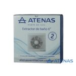Extractor de Baño Negro 6" 015PN - Atenas