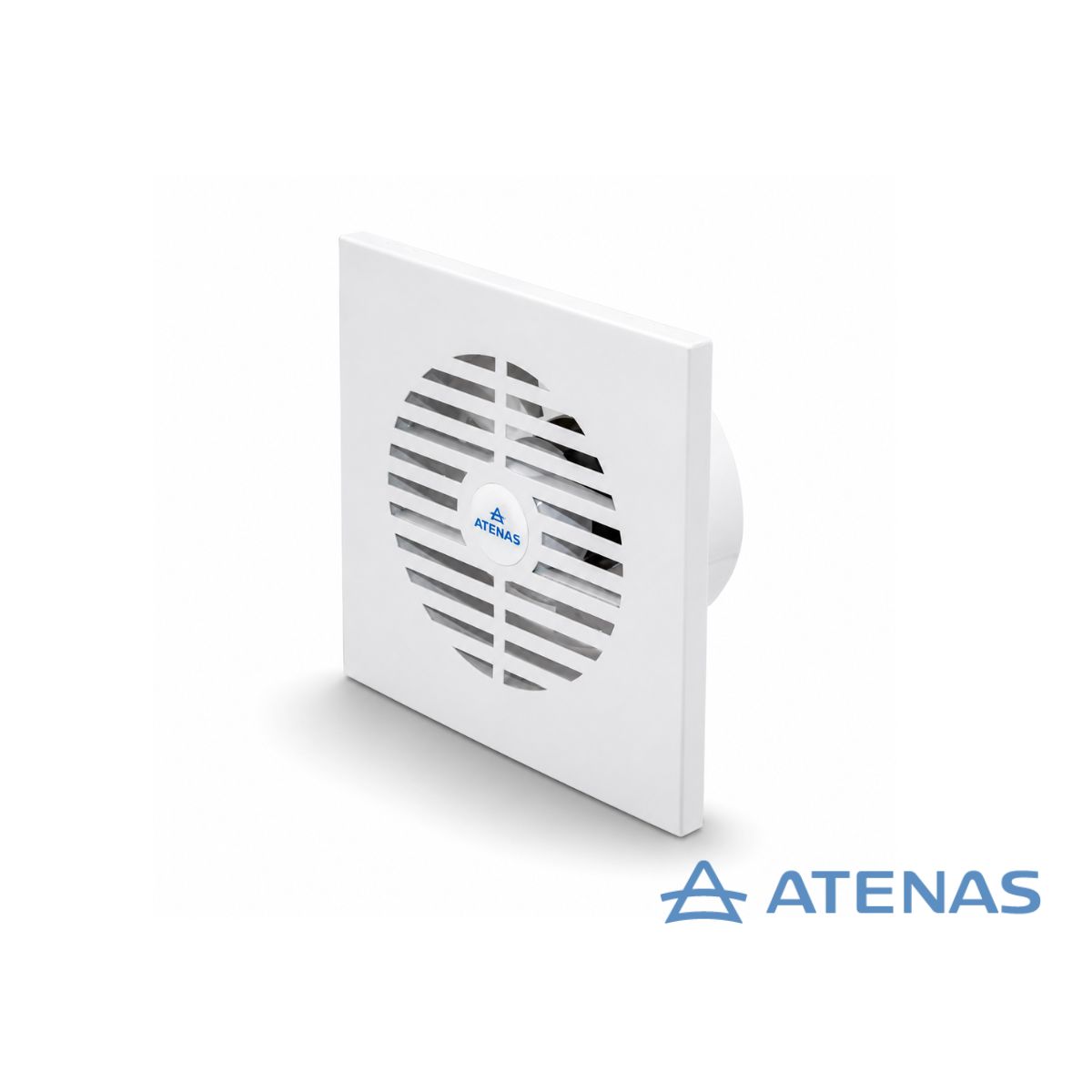 Extractor de Baño 5" Frente Acero Pintado Blanco 18 Watts Potenciado 012PAB - Atenas