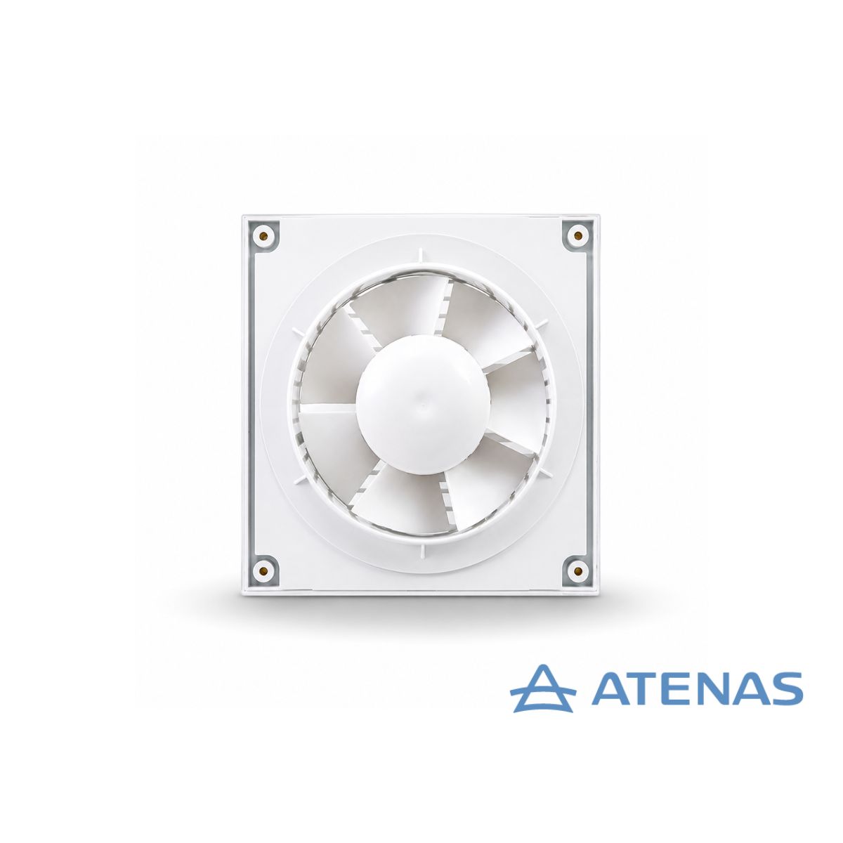 Extractor de Baño 5" Frente Acero Pintado Blanco 18 Watts Potenciado 012PAB - Atenas