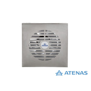Extractor de Baño 6" Frente Acero Inoxidable 25 Watts Potenciado 015PA - Atenas