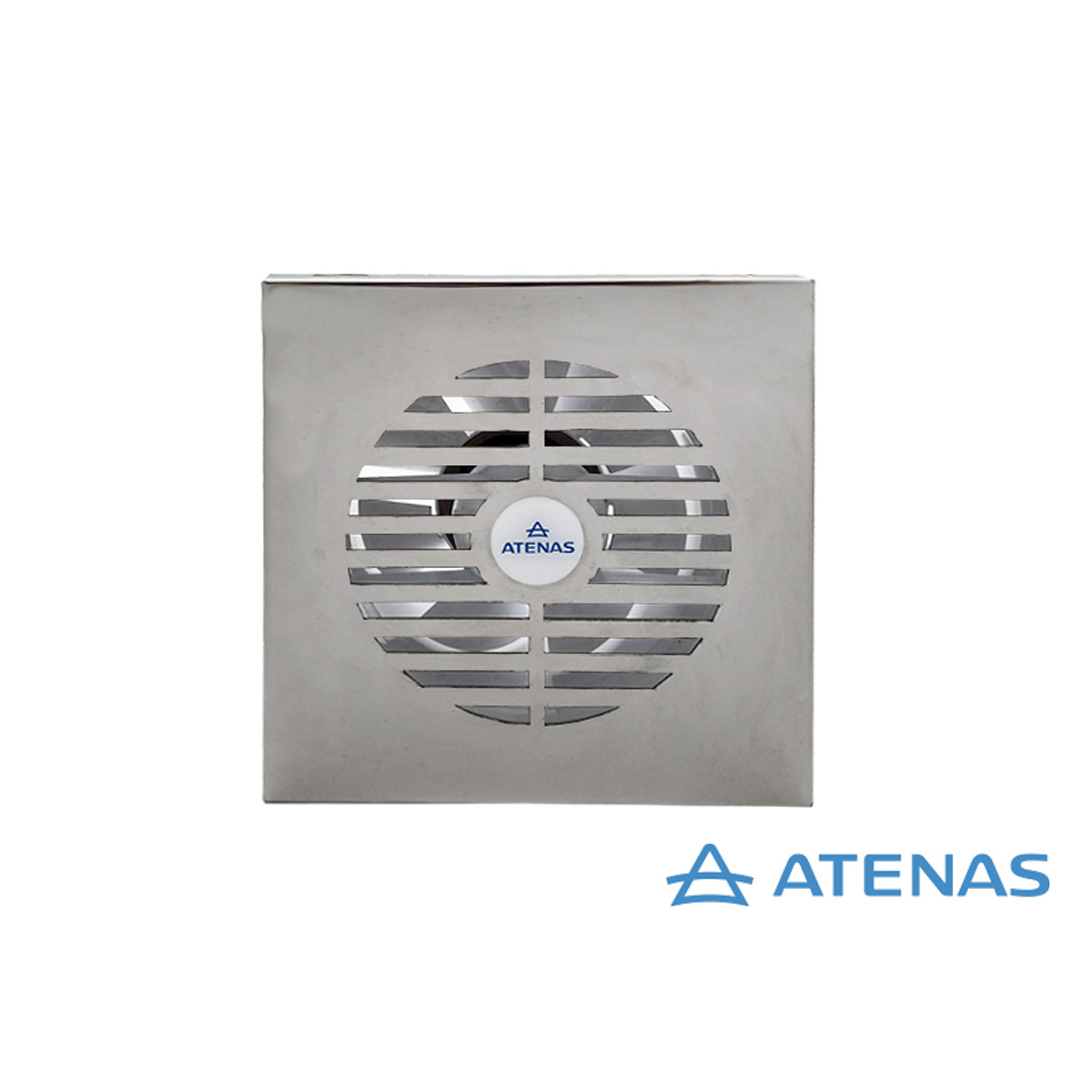 Extractor de Baño 6" Frente Acero Inoxidable 25 Watts Potenciado 015PA - Atenas