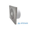 Extractor de Baño 6" Frente Acero Inoxidable 25 Watts Potenciado 015PA - Atenas
