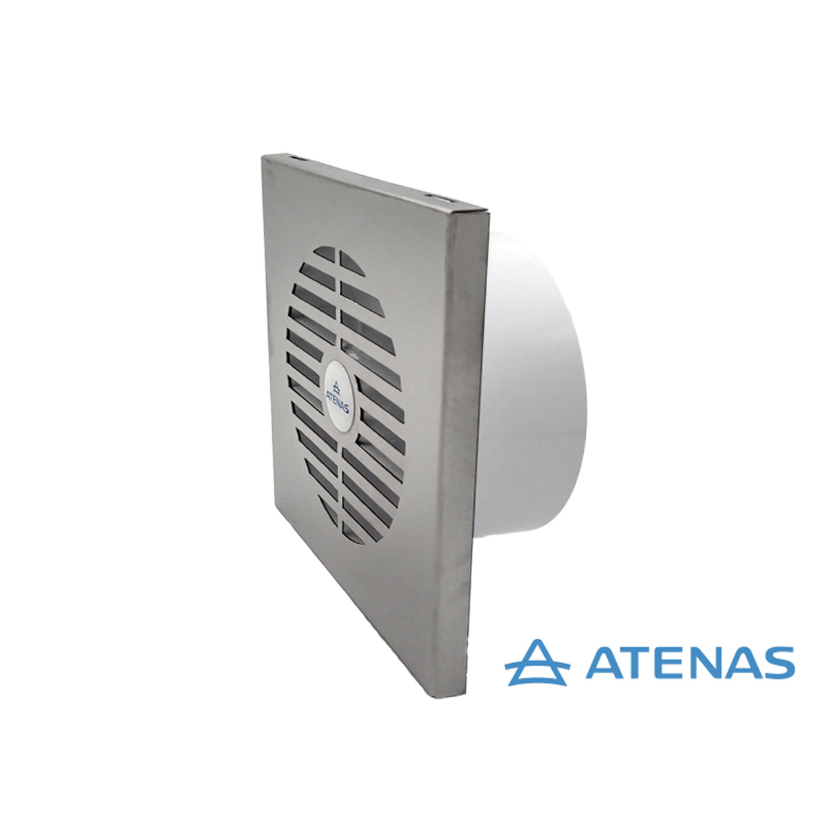 Extractor de Baño 6" Frente Acero Inoxidable 25 Watts Potenciado 015PA - Atenas