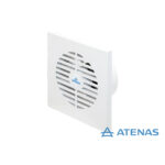 Extractor de Baño 6″ Frente Acero Pintado Blanco - Atenas