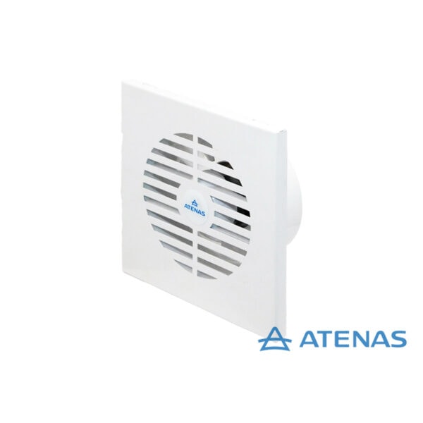 Extractor de Baño 5" Frente Acero Pintado Blanco 24 Watts Potenciado 012PAB - Atenas