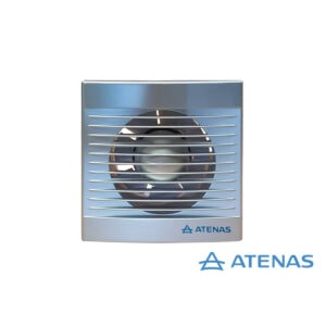 Extractor de Baño 6" Frente Metalizado 25 Watts Potenciado 015PM - Atenas