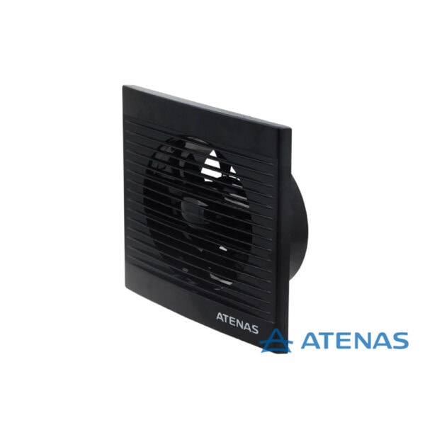 Extractor de Baño Negro 6" 25 Watts Potenciado 015PN - Atenas