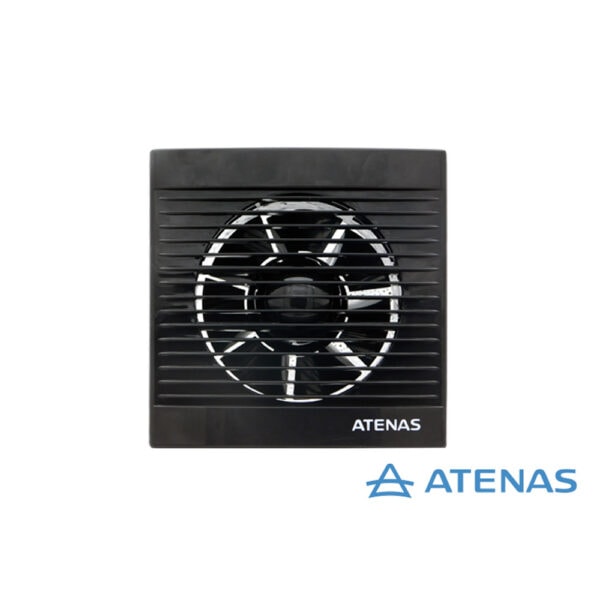 Extractor de Baño Negro 6" 25 Watts Potenciado 015PN - Atenas