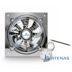 Extractor de Aire 10″ (25 cm) Con termostato 0 - 50° 16A 025AP15-Y-WHD-50B - Atenas