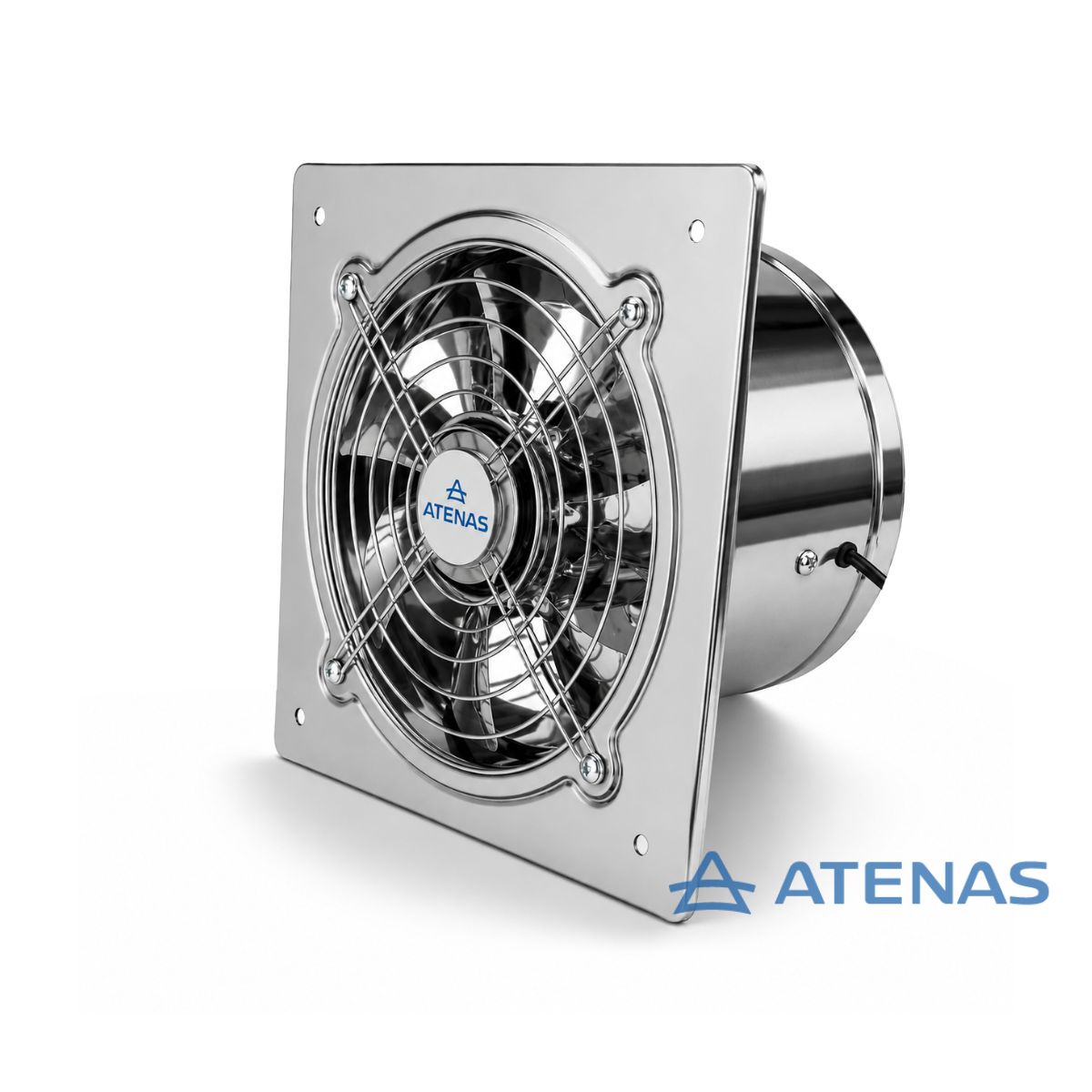 Extractor de Aire 10″ (25 cm) Todo en Acero Inoxidable 025AP15-Y - Atenas