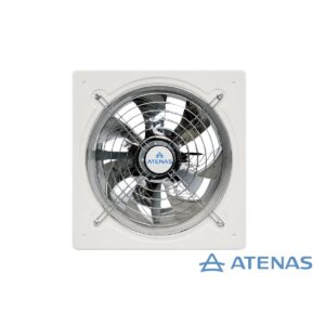 Extractor de Aire 10″ (25 cm) Blanco Frente Acero Inoxidable 025BP15-Y - Atenas