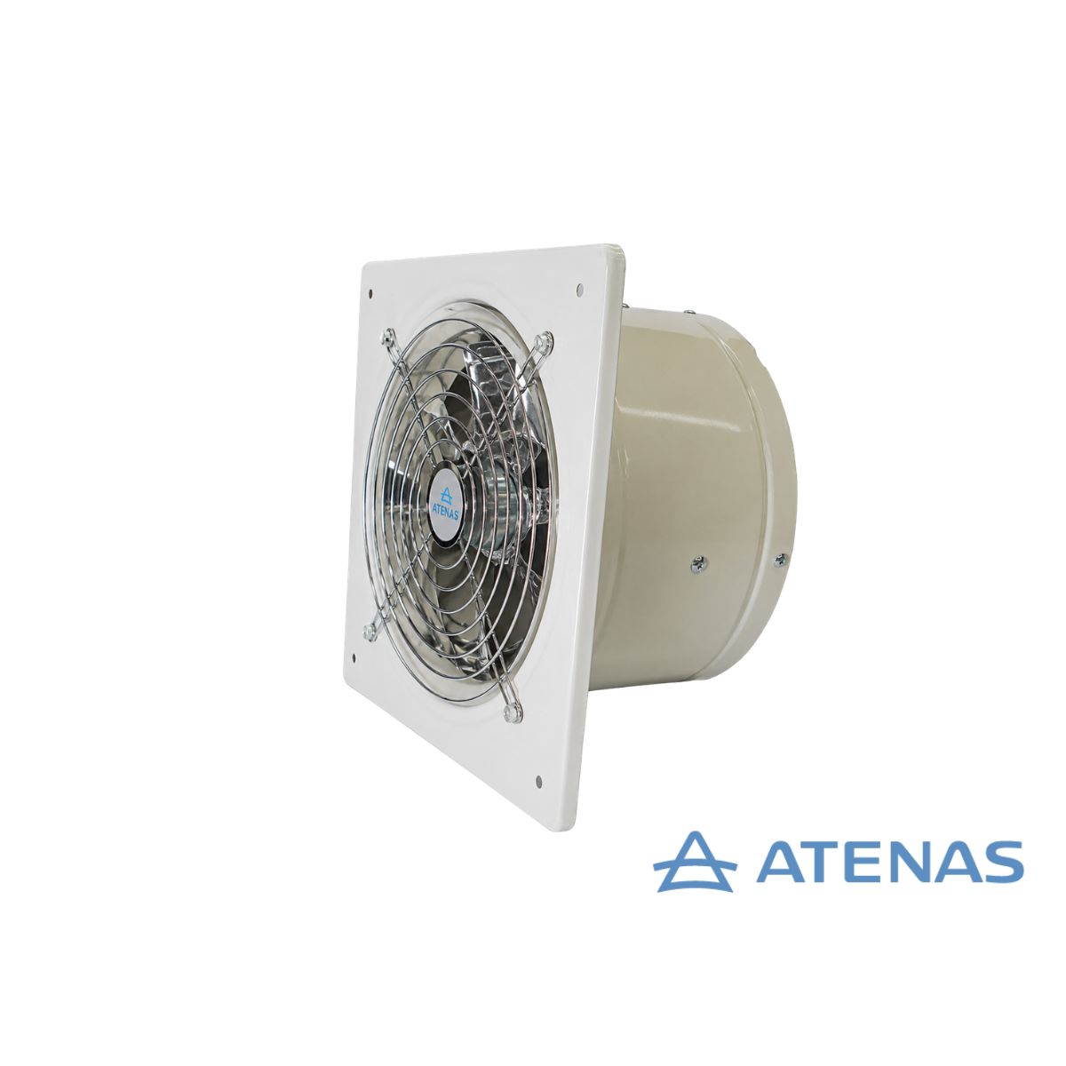 Extractor de Aire 10″ (25 cm) Acero Inoxidable Frente Pintado Blanco 025BP15-Y - Atenas