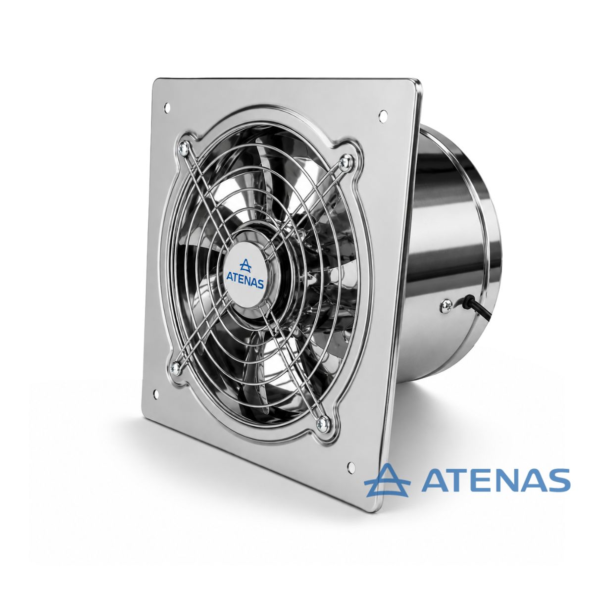 Extractor de Aire 12″ (30 cm) Todo en Acero Inoxidable 030AP15-Y - Atenas