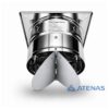 Extractor de Aire 12″ (30 cm) Todo en Acero Inoxidable 030AP15-Y - Atenas Extractor de Aire 12″ (30 cm) Todo en Acero Inoxidable 030AP15-Y - Atenas