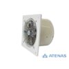 Extractor de Aire 12″ (30 cm) Acero Inoxidable Frente Pintado Blanco 030BP15-Y - Atenas Extractor de Aire 12″ (30 cm) Acero Inoxidable Frente Pintado Blanco 030BP15-Y - Atenas
