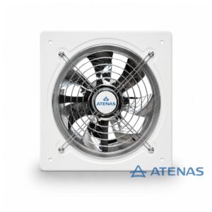 Extractor de Aire 12″ (30 cm) Blanco Frente Acero Inoxidable 030BP15-Y - Atenas