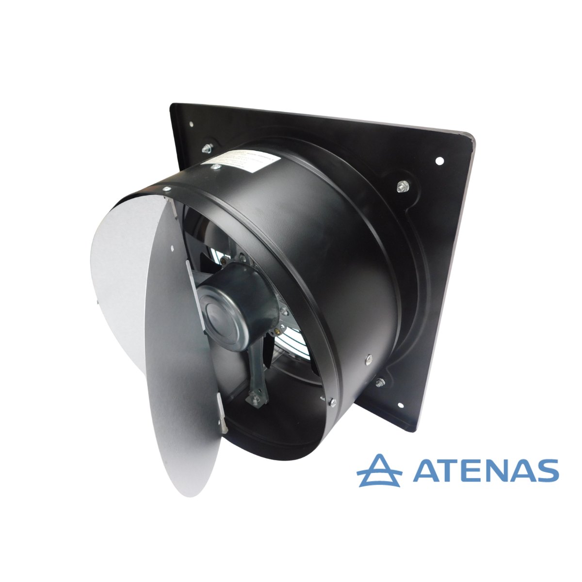 Extractor de Aire 12″ (30 cm) Acero Inoxidable Frente Pintado Negro 030NP15-Y - Atenas