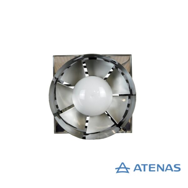 Extractor de Baño 6" Acero Inoxidable 031A - Atenas