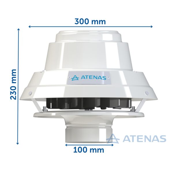 Extractor de Aire Satelital Cocina Baño 4" (10 cm) 034 - Atenas