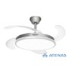 Ventilador De Techo Silver Con Luz Led Peabody PE-VTRDC411S - Atenas Ventilador De Techo Silver Con Luz Led Peabody PE-VTRDC411S - Atenas
