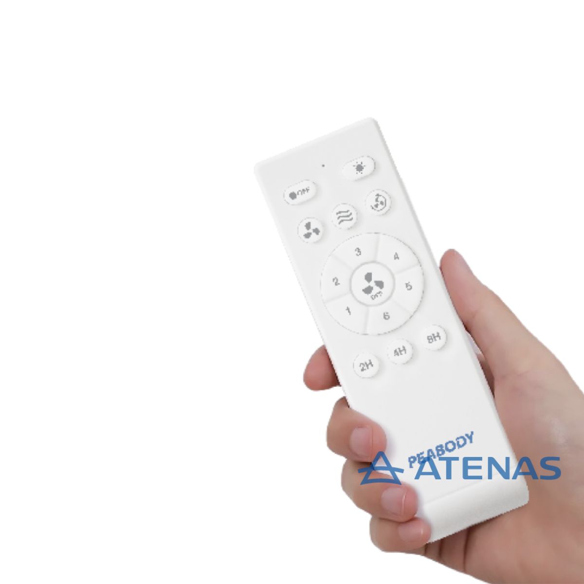 Ventilador De Techo Silver Con Luz Led Peabody PE-VTRDC411S - Atenas Ventilador De Techo Silver Con Luz Led Peabody PE-VTRDC411S - Atenas