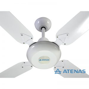 Ventilador de Techo Metálico Blanco 130cm con porta pala - Atenas