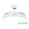 Ventilador De Techo Blanco Con Luz Led Peabody PE-VTRDC411B - Atenas