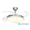 Ventilador De Techo Silver Con Luz Led Peabody PE-VTRDC411S - Atenas Ventilador De Techo Silver Con Luz Led Peabody PE-VTRDC411S - Atenas