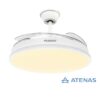 Ventilador De Techo Blanco Con Luz Led Peabody PE-VTRDC411B - Atenas