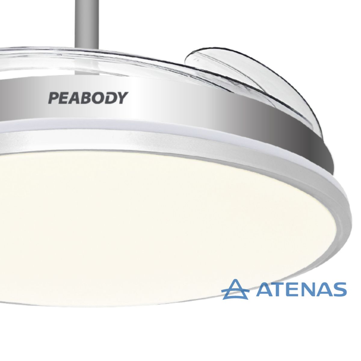 Ventilador De Techo Silver Con Luz Led Peabody PE-VTRDC411S - Atenas Ventilador De Techo Silver Con Luz Led Peabody PE-VTRDC411S - Atenas