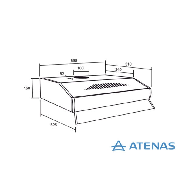 Purificador de Cocina Spar Bios Negro 3761-B00 - Atenas