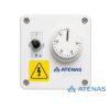 Caja Estanco con Llave Conm. Bipolar y Termostato 0-50º 16 A CAJTER050 - Atenas Caja Estanco con Llave Conm. Bipolar y Termostato 0-50º 16 A CAJTER050 - Atenas