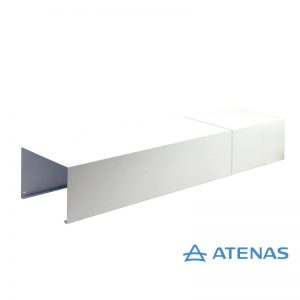 Cubre Caño Recto de 150 cm. Blanco - Atenas