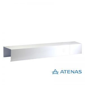Cubre Caño Recto de 200 cm. Blanco - Atenas