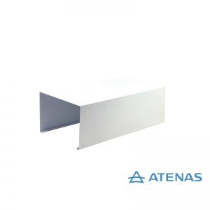 Cubre Caño Recto de 50 cm. Blanco - Atenas