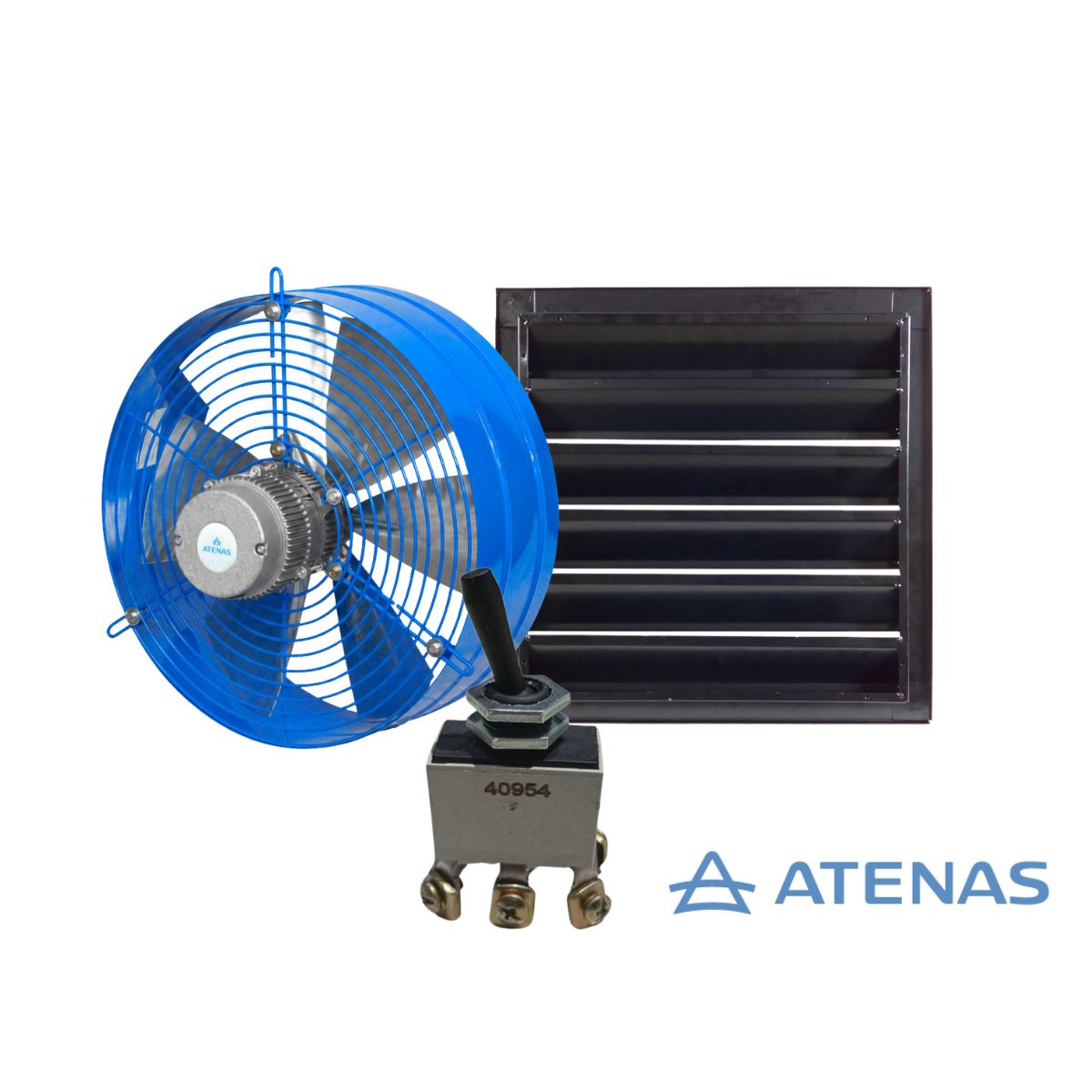 Extractor Semi Industrial 40 CM Con Rejilla Fija y Conmutador Bipolar HME40-PF40C-205 - Atenas Extractor Semi Industrial 40 CM Con Rejilla Fija y Conmutador Bipolar HME40-PF40C-205 - Atenas