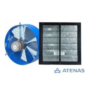 Extractor Semi industrial Con Rejilla Cuadrada 40 CM HME40-PM40C - Atenas