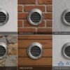 Rejilla Fija Redonda De Acero Inoxidable 4" RF10A - Atenas