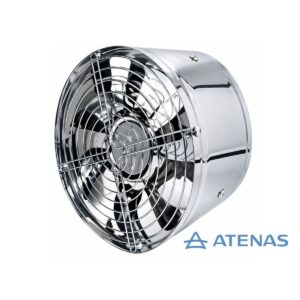 Extractor De Aire 30 CM Tubular O Pared Todo En Acero Inoxidable ENT30-Y - Atenas